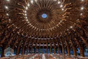 Công trình tre tại Vedana Resort Ninh Bình