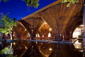 Công trình tre Cà phê gió và nước