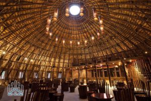 Công trình tre quán Bar gió và nước